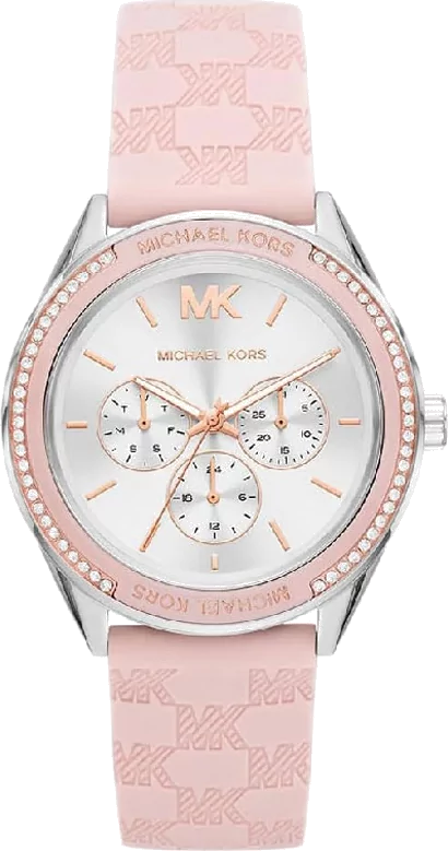 Michael Kors Jessa Quartz Silver Dial Pink Silicone Strap Watch For Women - MK7268 Buy Now By Michael Kors