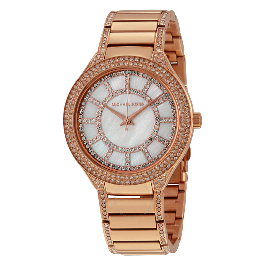 Michael Kors Kerry Mother of Pearl Dial Rose Gold Steel Strap Watch for Women - MK3313 Buy Now By Michael Kors