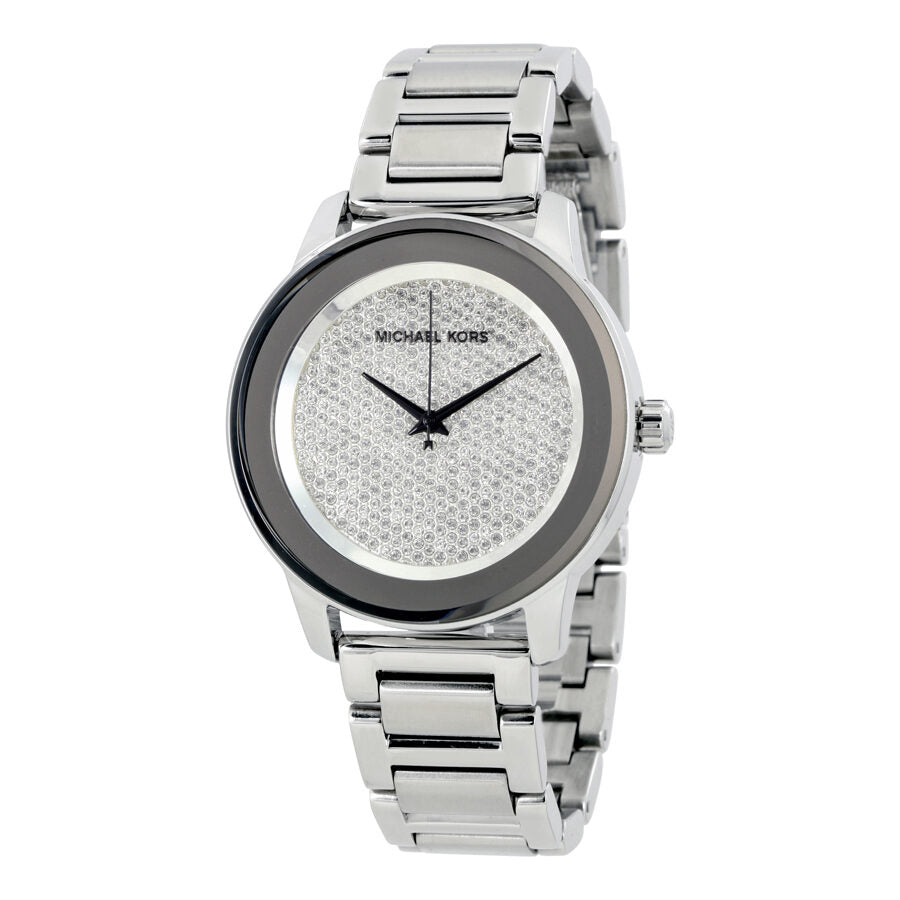 Michael Kors Kinley Diamond Pave Silver Dial Silver Steel Strap Watch for Women - MK5996 Buy Now By Michael Kors