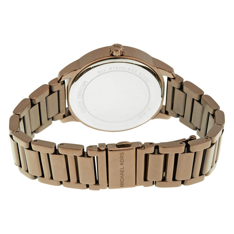 Michael Kors Kinley Brown Dial Brown Steel Strap Watch for Women - MK6245 Buy Now By Michael Kors