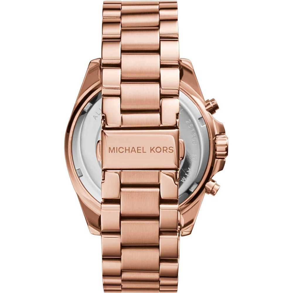 Michael Kors Bradshaw Rose Gold Dial Rose Gold Steel Strap Watch for Women - MK5503 Buy Now By Michael Kors