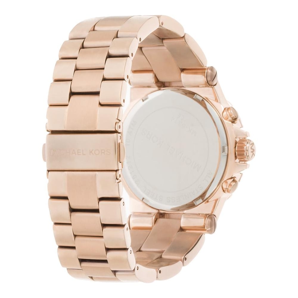 Michael Kors Dylan Rose Gold Dial Rose Gold Steel Strap Watch for Women - MK5314 Buy Now By Michael Kors