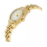 Michael Kors Lexington Quartz Silver Dial Gold Steel Strap Watch For Women - MK3229 Buy Now By Michael Kors