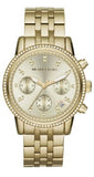Michael Kors Runway Chronograph Gold Dial Gold Steel Strap Watch For Women - MK5698 Buy Now By Michael Kors