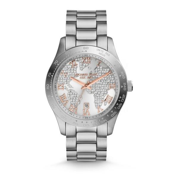Michael Kors Layton Silver Dial Silver Steel Strap Watch for Women - MK5958 Buy Now By Michael Kors