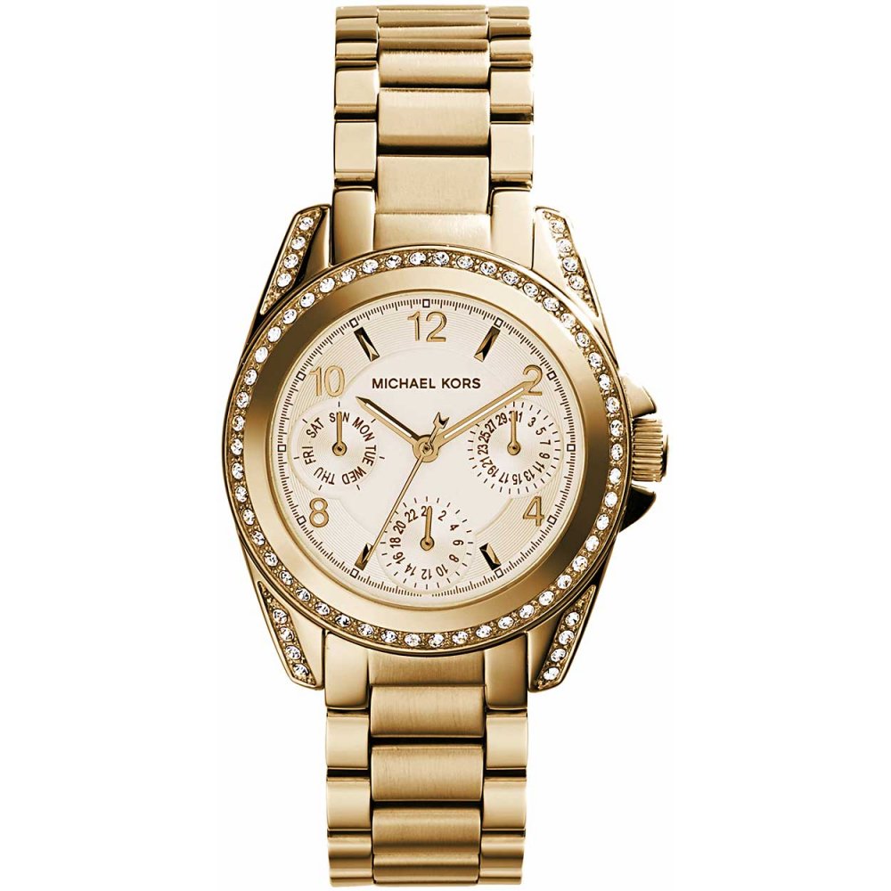 Michael Kors Blair Gold Dial Gold Steel Strap Watch for Women - MK5639 Buy Now By Michael Kors