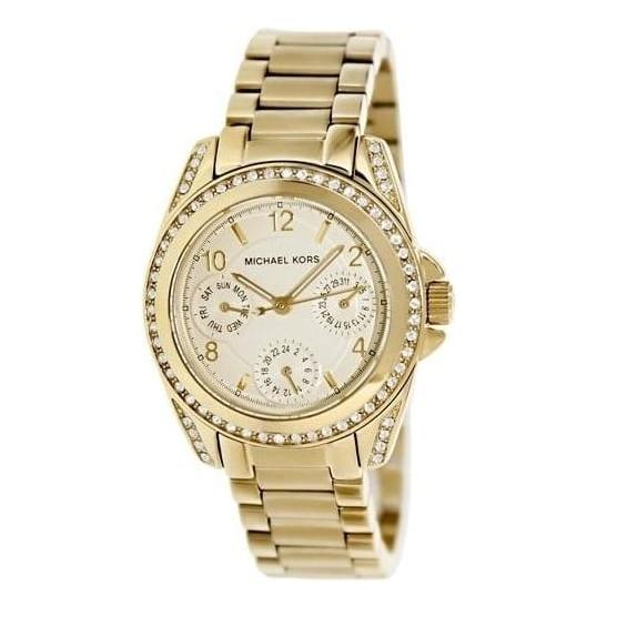 Michael Kors Blair Gold Dial Gold Steel Strap Watch for Women - MK5639 Buy Now By Michael Kors