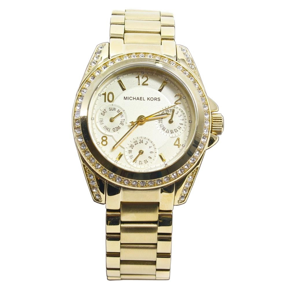 Michael Kors Blair Gold Dial Gold Steel Strap Watch for Women - MK5639 Buy Now By Michael Kors