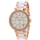 Michael Kors Parker White Dial Two Tone Steel Strap Watch for Women - MK5774 Buy Now By Michael Kors