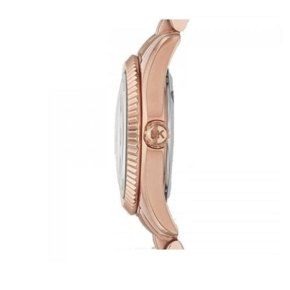 Michael Kors Lexington Quartz White Dial Rose Gold Steel Strap Watch For Women - MK3230 Buy Now By Michael Kors
