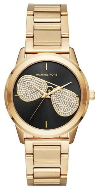 Michael Kors Hartman Analog Quartz Black Dial Gold Steel Strap Watch For Women - MK3647 Buy Now By Michael Kors