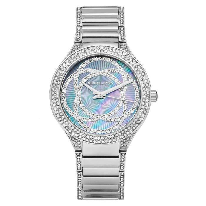 Michael Kors Kerry Mother of Pearl Dial Silver Strap Watch for Women - MK3480 Buy Now By Michael Kors
