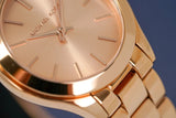 Michael Kors Mini Slim Runway Chronograph Quartz Rose Gold Dial Rose Gold Steel Strap Watch For Women - MK3205 Buy Now By Michael Kors