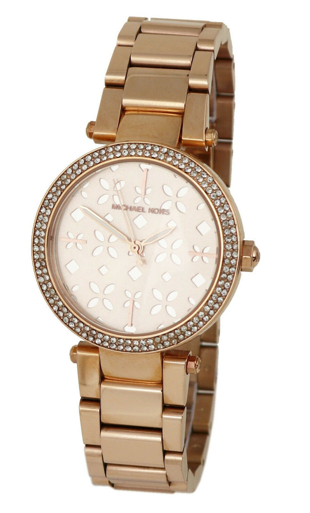 Michael Kors Parker Rose Gold Dial Steel Strap Watch for Women - MK6470 Buy Now By Michael Kors