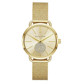 Michael Kors Portia Gold Dial Gold Mesh Bracelet Watch for Women - MK3844 Buy Now By Michael Kors