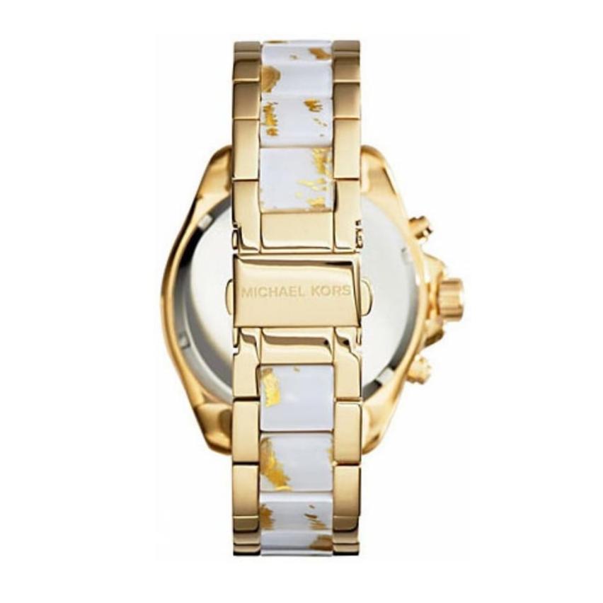 Michael Kors Wren Diamonds Gold Dial Two Tone Steel Strap Watch for Women - MK6157 Buy Now By Michael Kors