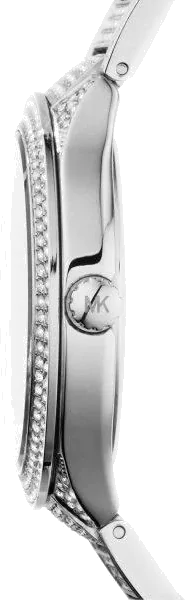 Michael Kors Lauryn Analog Crystals Silver Dial Silver Steel Strap Watch For Women - MK3717 Buy Now By Michael Kors