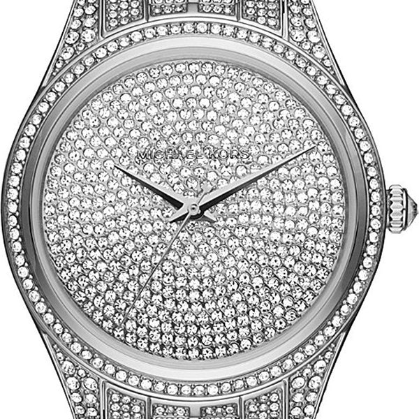 Michael Kors Lauryn Analog Crystals Silver Dial Silver Steel Strap Watch For Women - MK3717 Buy Now By Michael Kors