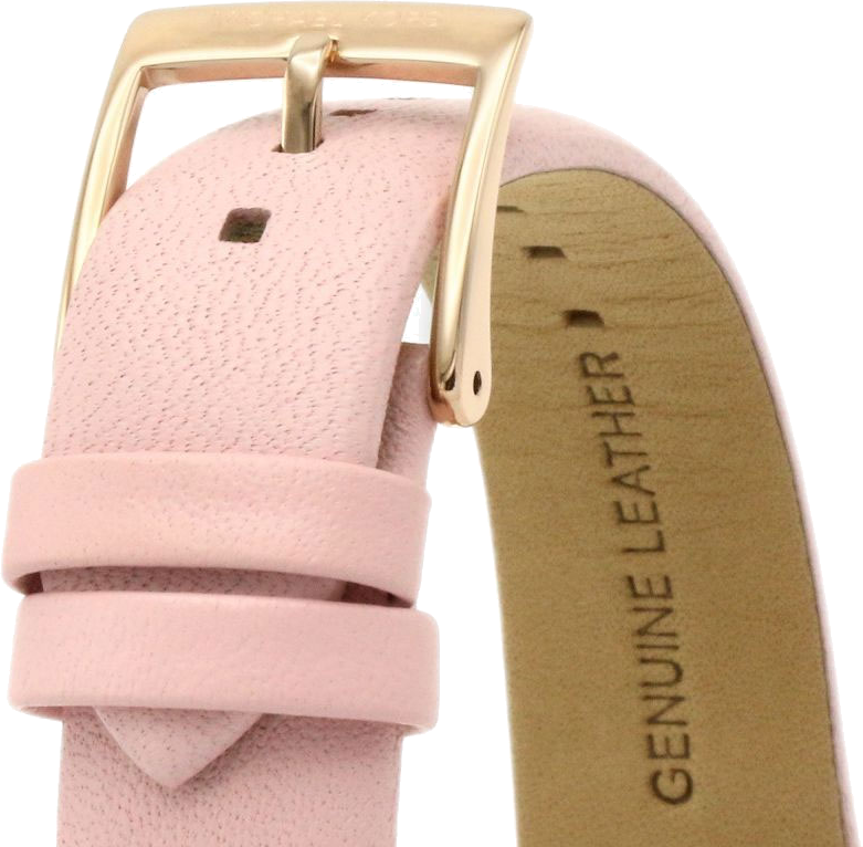 Michael Kors Layton Three-Hand White Dial Pink Leather Strap Watch for Women - MK2909 Buy Now By Michael Kors