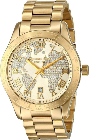 Michael Kors Layton Chronograph Gold Dial Gold Steel Strap Watch for Women - MK5959 Buy Now By Michael Kors