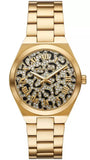 Michael Kors Lennox Three-Hand Gold Dial Gold Steel Strap Watch for Women - MK7500 Buy Now By Michael Kors