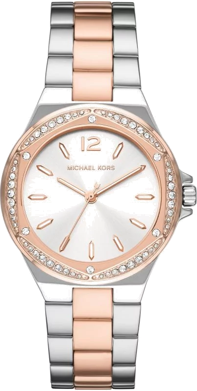 Michael Kors Lennox Three Hand Quartz Silver Dial Two Tone Steel Strap Watch For Women - MK6989 Buy Now By Michael Kors