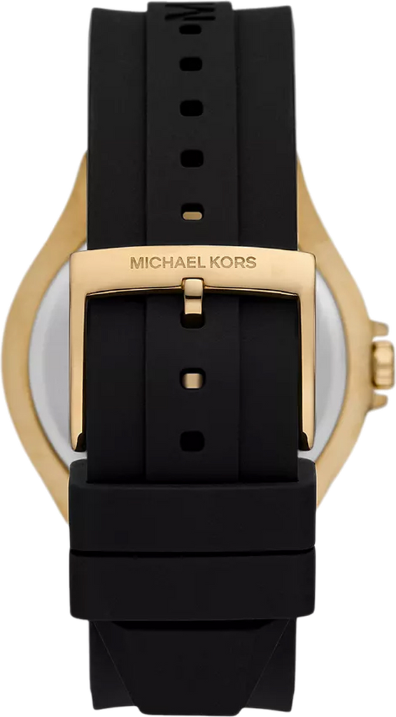 Michael Kors Lennox Three Hand Crystals Silver Dial Black Silicone Strap Watch For Women - MK7247 Buy Now By Michael Kors