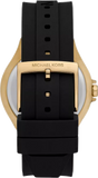 Michael Kors Lennox Three Hand Crystals Silver Dial Black Silicone Strap Watch For Women - MK7247 Buy Now By Michael Kors