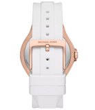 Michael Kors Lennox Three-Hand Crystals Dial White Silicone Strap Watch For Women - MK7248 Buy Now By Michael Kors