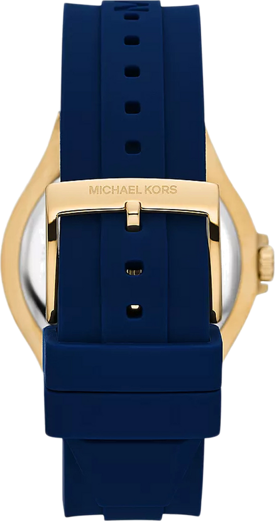 Michael Kors Lennox Three Hand White Dial Blue Silicone Strap Watch For Women - MK7333 Buy Now By Michael Kors