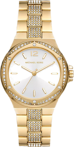 Michael Kors Lenox Three Hand Silver Dial Gold Steel Strap Watch For Women - MK7361 Buy Now By Michael Kors