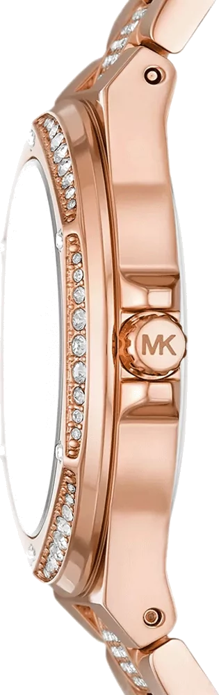 Michael Kors Lennox Three-Hand Silver Dial Rose Gold Steel Strap Watch For Women - MK7362 Buy Now By Michael Kors