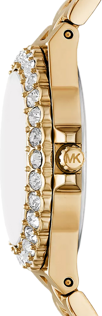 Michael Kors Lennox Quartz Green Dial Gold Steel Strap Watch For Women - MK7395 Buy Now By Michael Kors