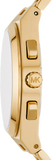 Michael Kors Lennox Chronograph White Dial Gold Steel Strap Watch For Men - MK9120 Buy Now By Michael Kors