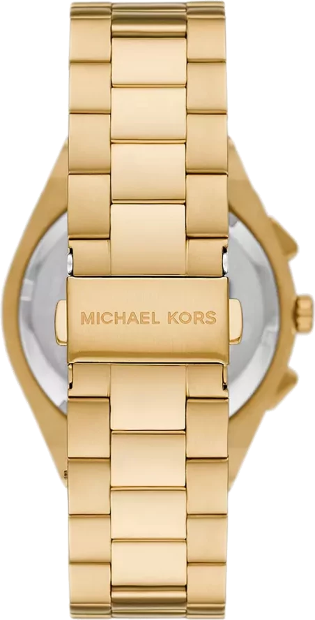 Michael Kors Lennox Chronograph White Dial Gold Steel Strap Watch For Men - MK9120 Buy Now By Michael Kors