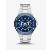 Michael Kors Lennox Chronograph Blue Dial Silver Steel Strap Watch For Men - MK8938 Buy Now By Michael Kors