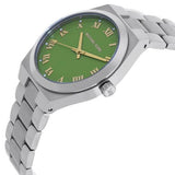 Michael Kors Lennox Three-Hand Green Dial Silver Steel Strap Watch for Women - MK7463 Buy Now By Michael Kors