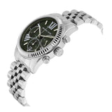 Michael Kors Lexington Quartz Green Dial Silver Steel Strap Watch For Women - MK6222 Buy Now By Michael Kors