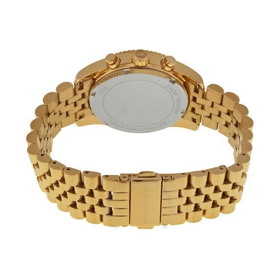 Michael Kors Lexington Chronograph Blue Dial Gold Steel Strap Watch For Women - MK6206 Buy Now By Michael Kors