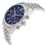Michael Kors Lexington Chronograph Blue Dial Silver Steel Strap Watch for Men - MK8280 Buy Now By Michael Kors
