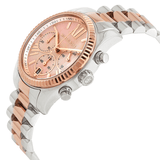 Michael Kors Lexington Chronograph Rose Gold Dial Two Tone Steel Strap Watch For Women - MK7219 Buy Now By Michael Kors