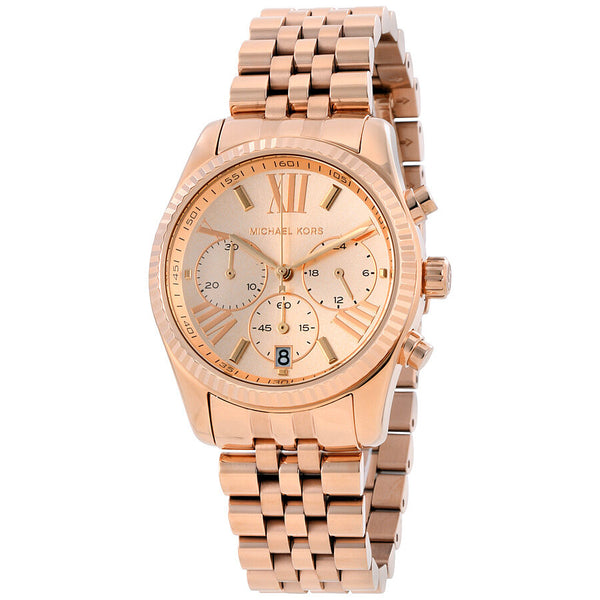 Michael Kors Lexington Rose Gold Dial Rose Gold Steel Strap Watch for Women - MK5569 Buy Now By Michael Kors