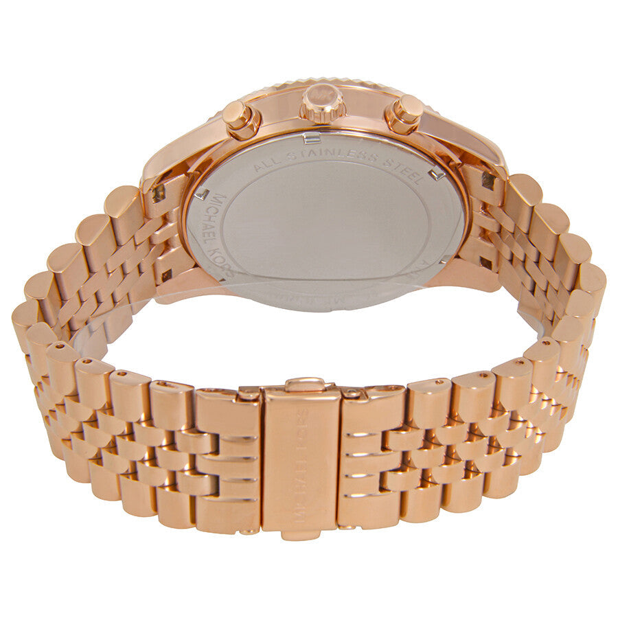 Michael Kors Lexington Rose Gold Dial Rose Gold Stainless Steel Strap Watch for Men - MK8580 Buy Now By Michael Kors