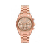 Michael Kors Lexington Chronograph Grey Dial Rose Gold Steel Strap Watch For Women - MK7217 Buy Now By Michael Kors