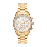 Michael Kors Lexington Mother of Pearl White Dial Gold Steel Strap Watch For Women - MK7241 Buy Now By Michael Kors