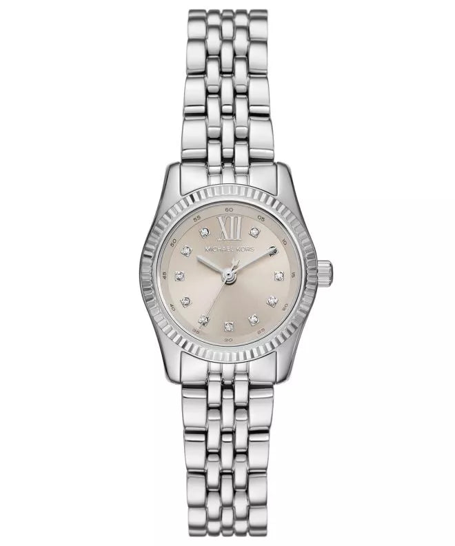 Michael Kors Lexington Three-Hand Silver Dial Silver Steel Strap Watch for Women - MK4843 Buy Now By Michael Kors