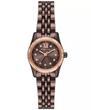 Michael Kors Lexington Three-Hand Brown Dial Brown Steel Strap Watch for Women - MK4844 Buy Now By Michael Kors