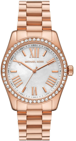 Michael Kors Lexington White Dial Rose Gold Steel Strap Watch for Women - MK1088 Buy Now By Michael Kors