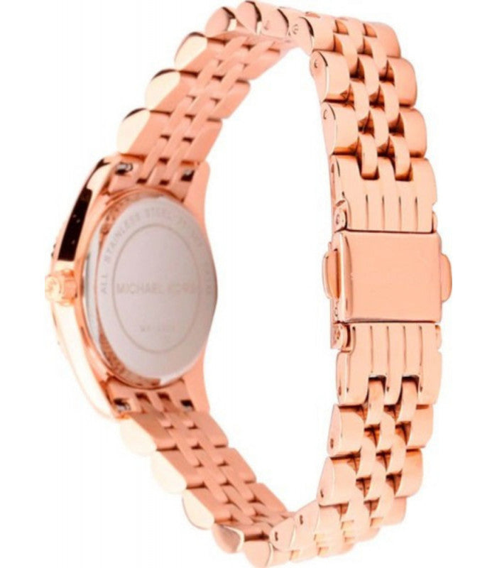Michael Kors Lexington Quartz White Dial Rose Gold Steel Strap Watch For Women - MK3230 Buy Now By Michael Kors