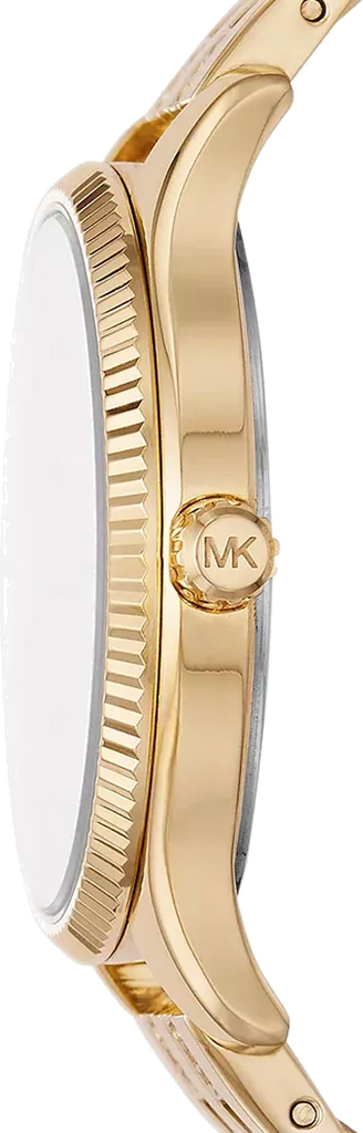 Michael Kors Lexington Three Hand White Dial Gold Steel Strap Watch For Women - MK4492 Buy Now By Michael Kors